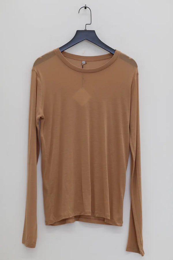 BASERANGE Classic bamboo fiber bamboo cotton long-sleeved T-shirt series collection round neck bottoming shirt France BAS-TOLS-BL-000-AURAL aural 24 new upgrade